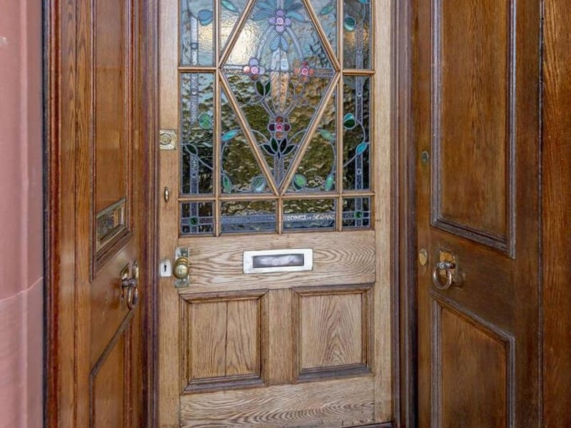 Front door and vestibule.