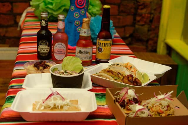 Food from La Fonda on Chesterfield road in Heeley