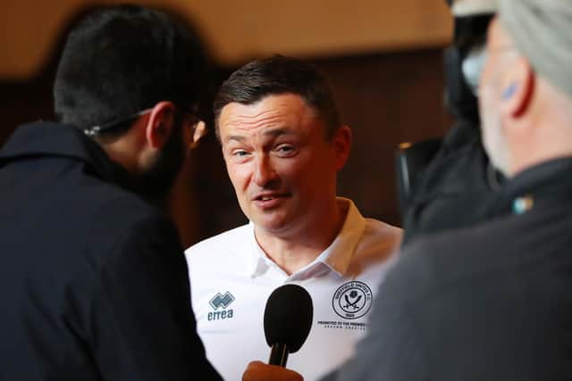 Sheffield United manager Paul Heckingbottom is attempting to get deals done in the Premier League transfer market: Paul Thomas /Sportimage