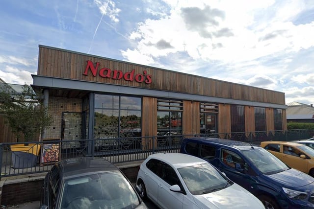 Nando's, in Parkgate Shopping Park, is the top rated branch of the flame-grilled chicken chain in South Yorkshire. A total of 748 users on Google have given this site an average rating of 4.3 stars out of 5.