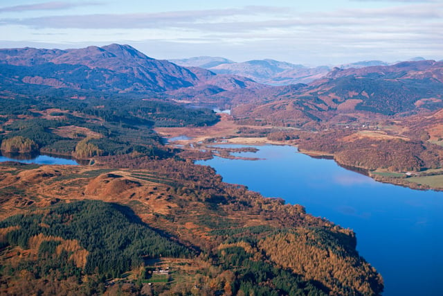 Soak up some seasonal sensations on the A821, where you'll cut through the glorious gold and russet Queen Elizabeth Forest and drop down from winding Duke’s Pass to  Loch Venachar. If you need to find autumn, you’ll find it here. PIC: Visit Scotland/Paul Tomkins.