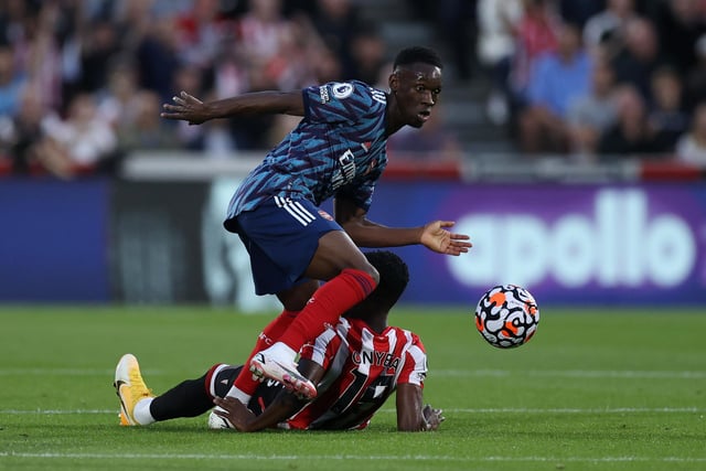 If the Blues are able to free up one of their loan spots, then they could do a lot worse than bringing Folarin Balogun to PO4. The forward is the second top scorer in the PL2 this season and led the line in the Gunners' opening day league defeat to Brentford (Photo by Eddie Keogh/Getty Images)