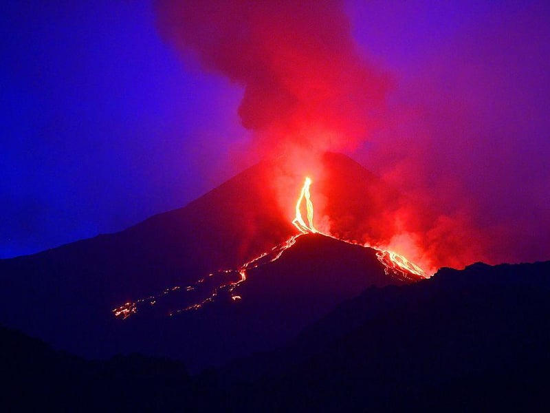The last time Mount Etna had a significant eruption was in 2014, when lava poured out of its central cone. (Photo: TIZIANA FABI/AFP via Getty Images)