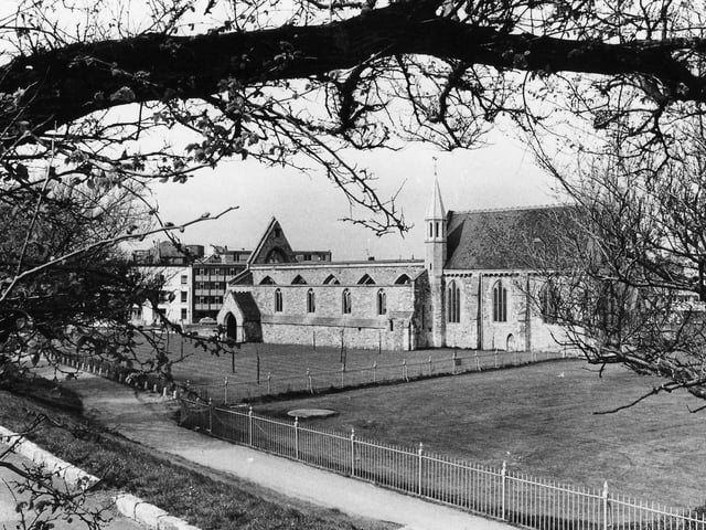 An artistic view of Royal Garrison Church, Old Portsmouth.