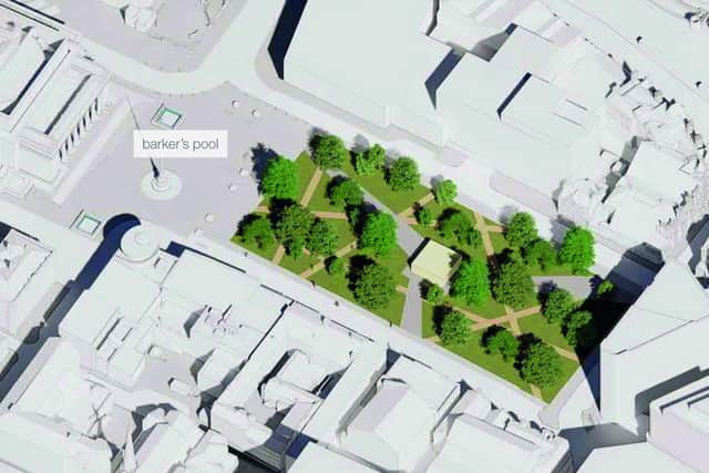 Knocking down the building and replacing it with open public space would help biodiversity but would not produce space for retail.
