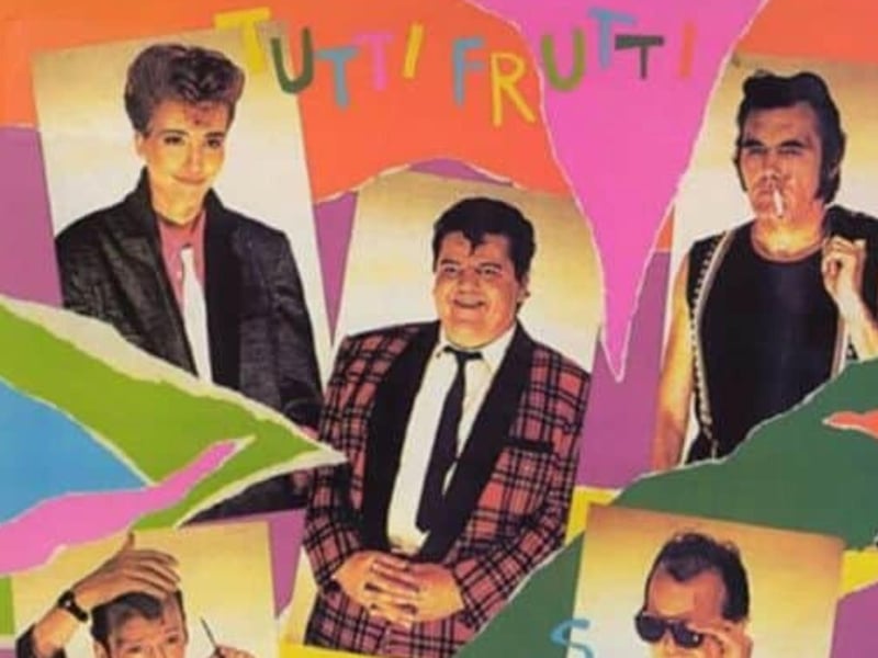 A late edition to our 1980s TV screen, Tutti Frutti was a drama series produced by BBC Scotland that was written by John Byrne and featured the late, great Robbie Coltrane. It follows the life and times of rock 'n' roll band The Majestics as they looked crack the charts after decade of performing at tiny local gigs.