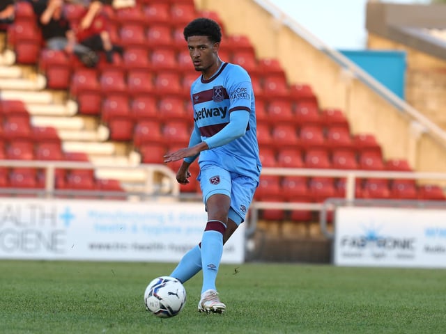 Age: 21, Position: CB, Parent Club: West Ham, Appearances: 2.   Picture: Getty Images