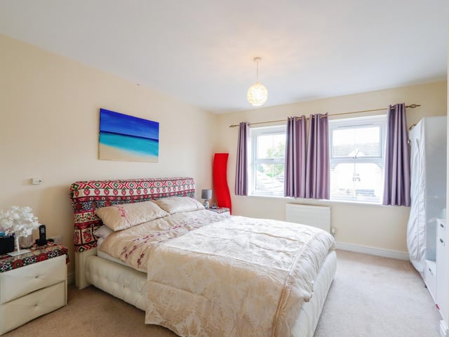This is one of the ensuite double bedrooms