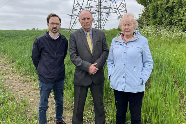 Beighton LibDem ward councillors Kurtis Crossland, Ian Horner and Ann Woolhouse have opposed Sheffield City Council proposals to turn land at Eckington Way, Beighton into a travellers' site and industrial development. Picture: Sheffield LibDems