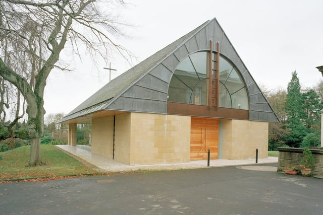 This new take on the chapel was built for training priests in 1997.