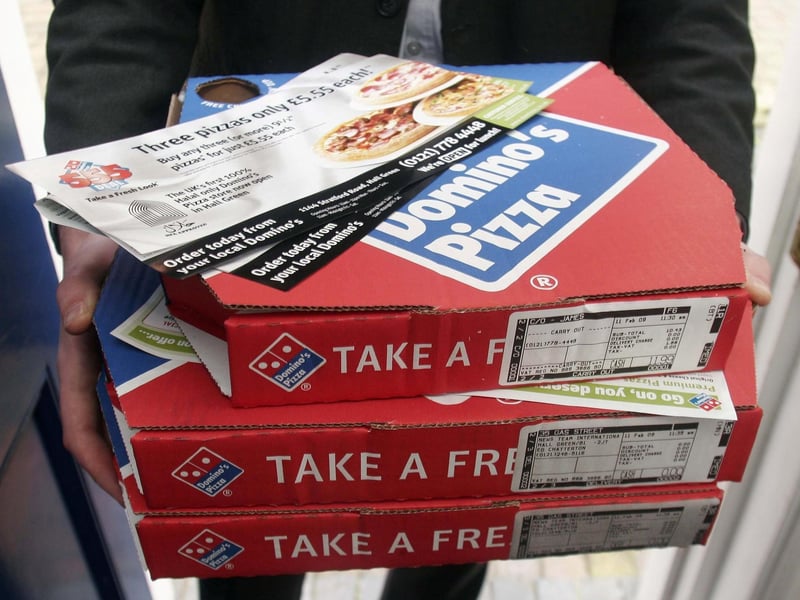 Domino Pizza at 12a West Street, Portchester, Fareham was rated five on February 9.