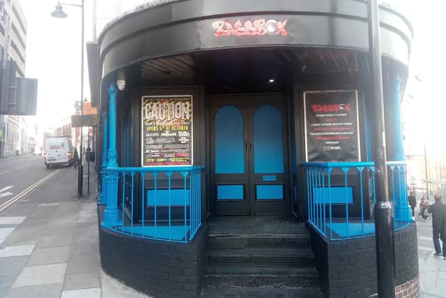 Bassbox nightclub on Snig Hill, in Sheffield city centre, which was previously known as The Boardwalk.