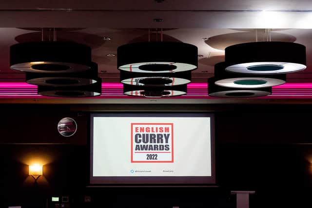 The English Curry Awards 2022 in Birmingham