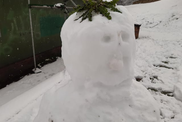 Here are the best photos of snowmen and sledgers from across Sheffield from the snow day on March 10, 2023.