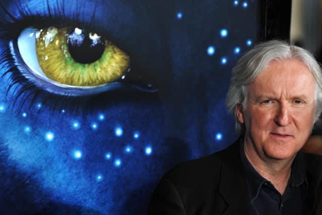 Director James Cameron's hotly anticipated Avatar sequel finally has a teaser trailer. (Photo credit should read ROBYN BECK/AFP via Getty Images)
