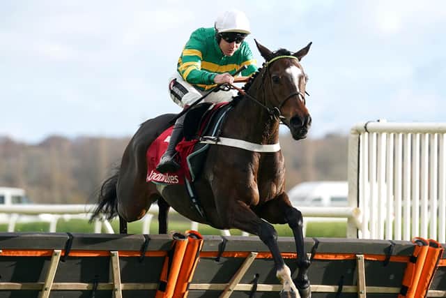 Jonbon, who can get the home team off to a flying start in the Sky Bet Supreme Novices' Hurdle, the opening race of the Cheltenham Festival.  Adam Davy/PA Wire.