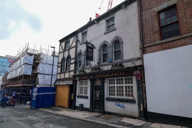 Today, the Tap & Tankard has seen better days but is now part of the renovations and construction work on Cambridge Street.