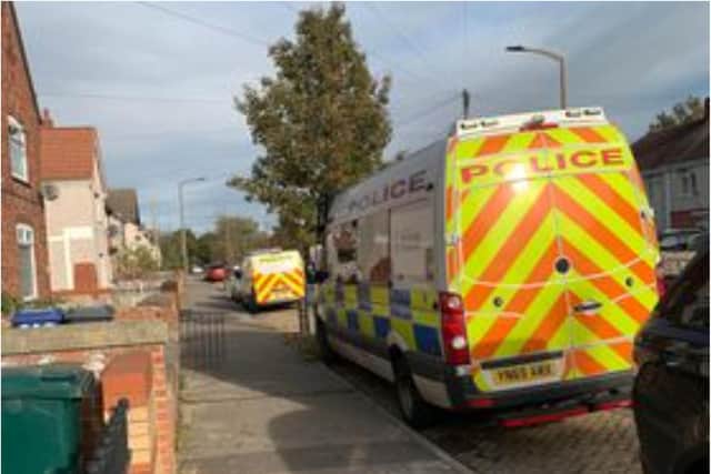 Police sealed off a house in Bentley following the discovery of cannabis plants.