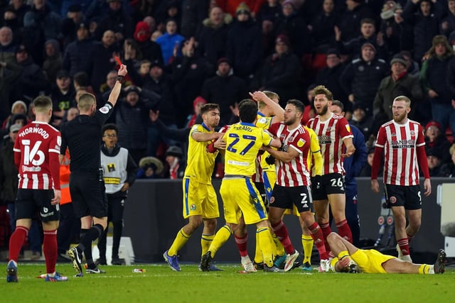 In the side for his full debut with Basham injured, he sent Bramall Lane wild with a good 50/50 challenge and that maybe psyched him up a little too much for his next challenge, which saw him rightly sent off for a challenge on Khedra