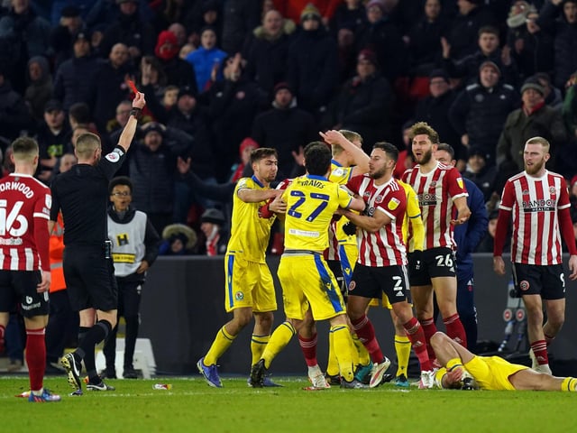 In the side for his full debut with Basham injured, he sent Bramall Lane wild with a good 50/50 challenge and that maybe psyched him up a little too much for his next challenge, which saw him rightly sent off for a challenge on Khedra