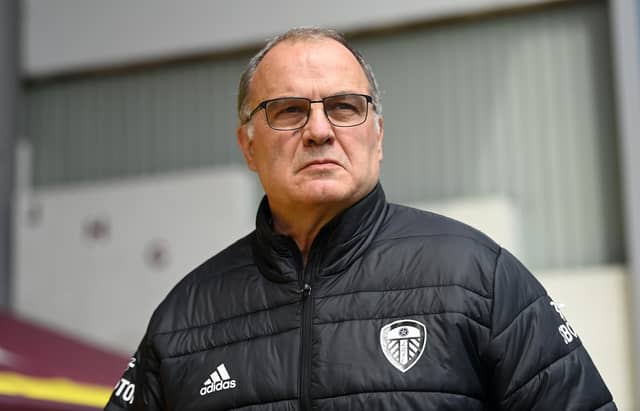 Marcelo Bielsa, manager of Leeds United (Photo by Gareth Copley/Getty Images)