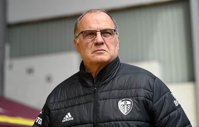 Marcelo Bielsa, manager of Leeds United (Photo by Gareth Copley/Getty Images)