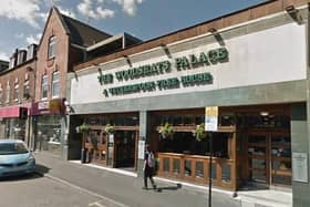 The Woodseats Palace Wetherspoons pub on Chesterfield Road in Woodseats, Sheffield, where staff and customers came to the aid after a man fell suddenly ill and required CPR on Monday, October 17. Photo: Google