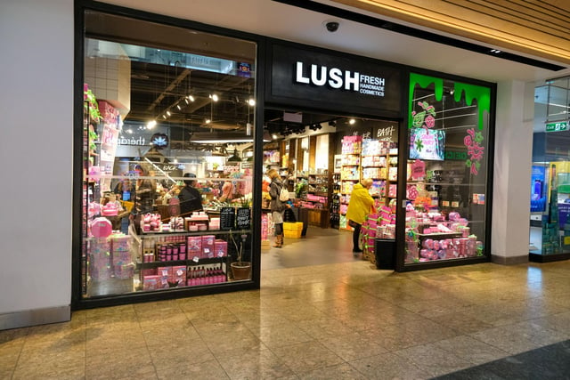 Pink is in at Lush this Christmas