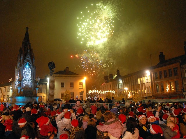 Mansfield Christmas Lights switch on
Firework finale.