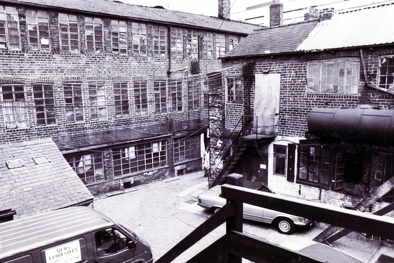 A look inside the yard at Cambridge Street, Sheffield