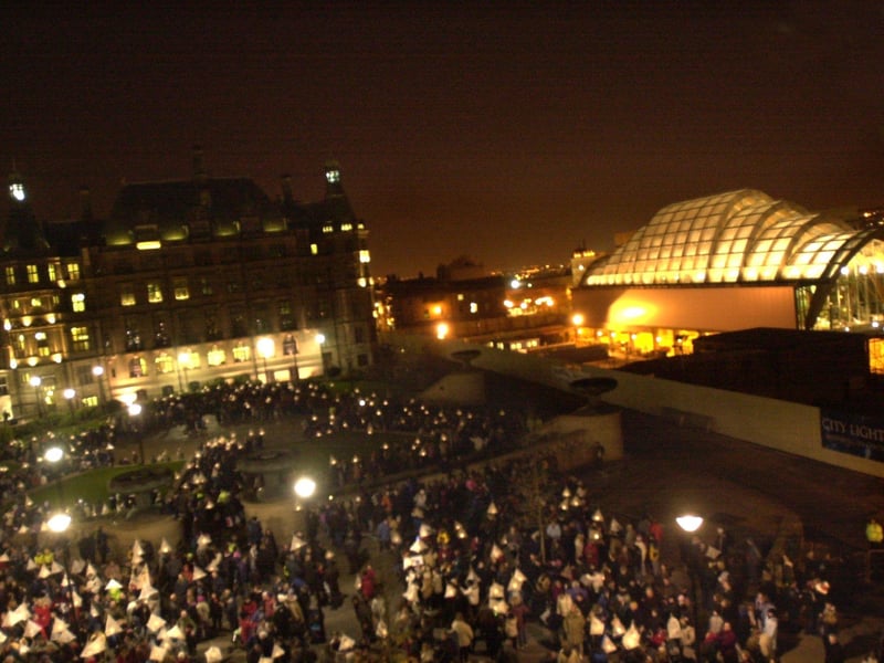 The Winter Garden, accessed via Surrey Street or from the Peace Gardens, is another development that has brightened up Sheffield city centre immensely. The £5.5 million temperate glasshouse opened in 2002 - on the first night, children gathered outside with lanterns.