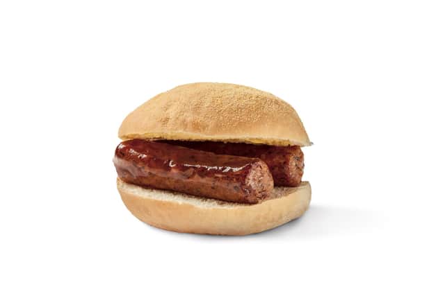 The vegan sausage breakfast roll is one of the new autumn menu items launching at Greggs.