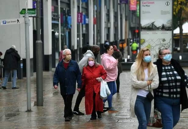 Hospital bosses in Sheffield are advising people to continue wearing masks for appointments and visits. Photo: Jonathan Gawthorpe