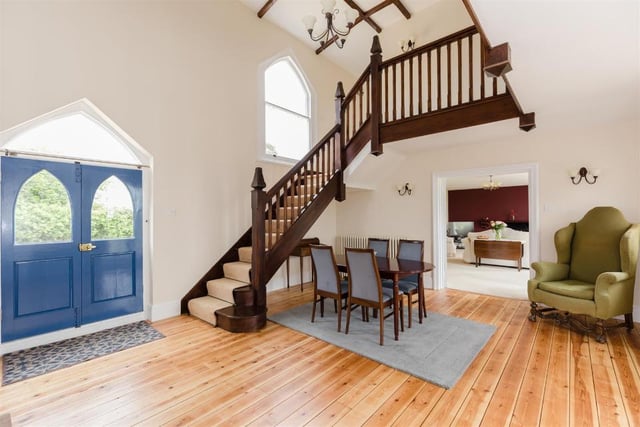 The property is set over two floors and upon entering you are greeted by an impressive galleried landing.