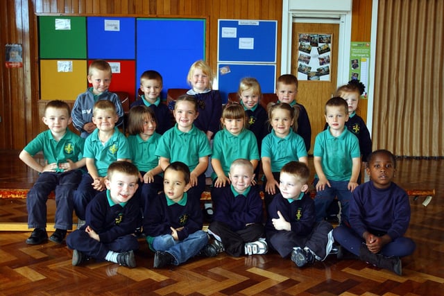 The reception class at All Saints but who do you recognise?