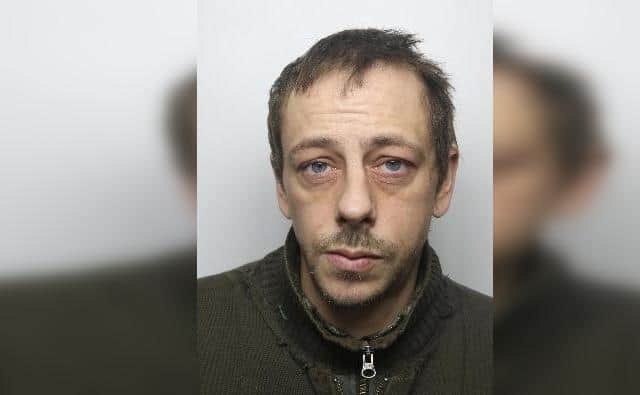 Pictured is Gareth Morgan, aged 40, formerly of Doncaster, and now of Manor Farm Way, Leeds, who has been sentenced to 28 years of custody after admitting a series of sexual offences relating to two youngsters.