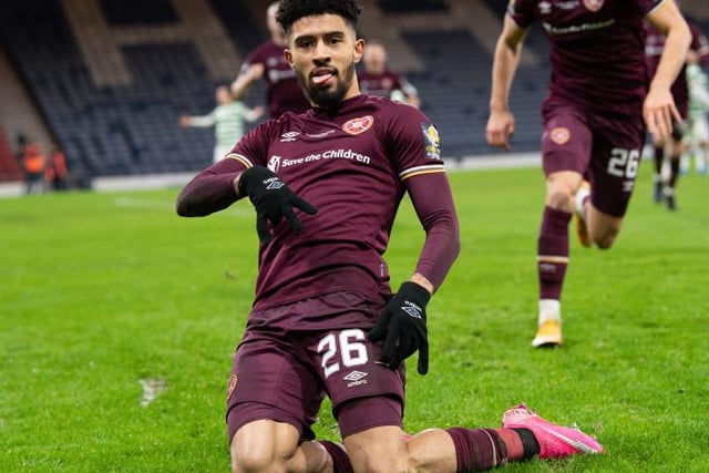 Could've been the hero but spurned three great chances to win the cup for Hearts - two in the final two minutes. Should've been the hero with ET equaliser but it wasn't to be.  Gave Celtic plenty of trouble after coming on.