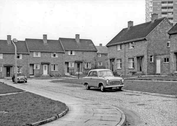 An early view of the Lowedges estate in Sheffield