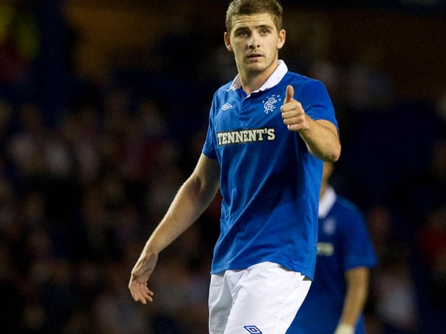Unused subs. Made 14 appearances in a breakthrough season. Didn't kick on at Ibrox and is now with Dumbarton.