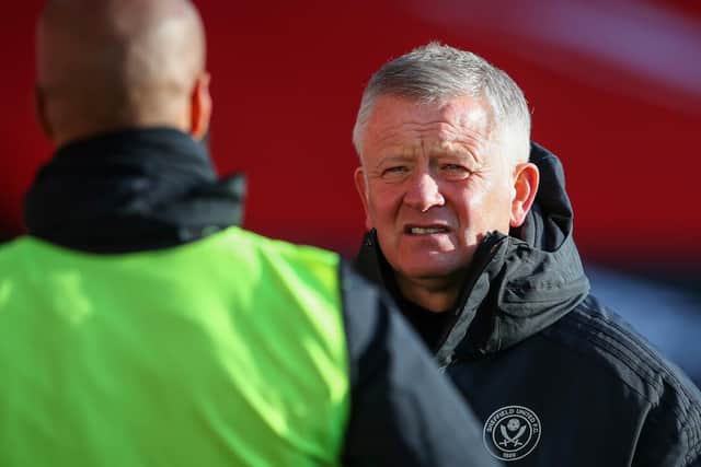 Sheffield United's manager Chris Wilder hopes both Enda Stevens and Ethan Ampadu are available to face Leicester: Simon Bellis/Sportimage