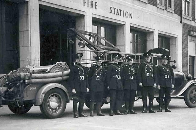 Doncaster Auxiliary Fire Brigade in 1940