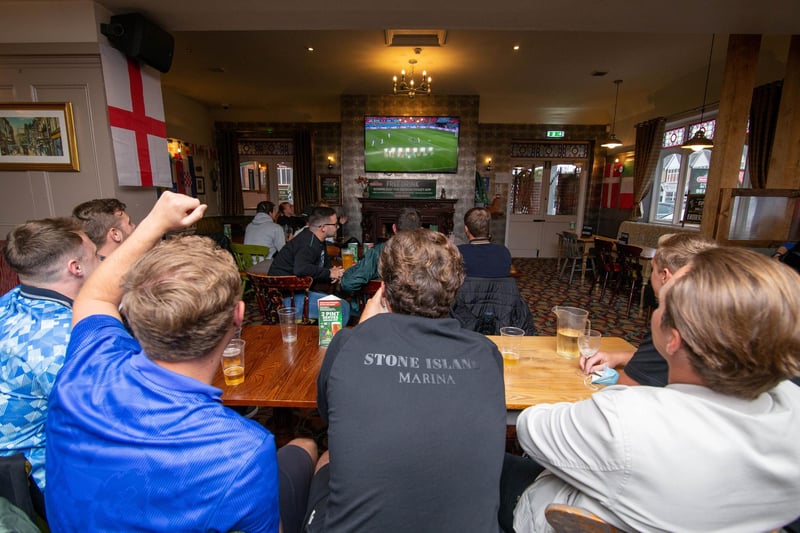 Fans at the Green Post, Hilsea, Portsmouth. Picture: Habibur Rahman