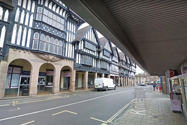 A further 6 counts of shoplifting were recorded near Knifesmithgate.