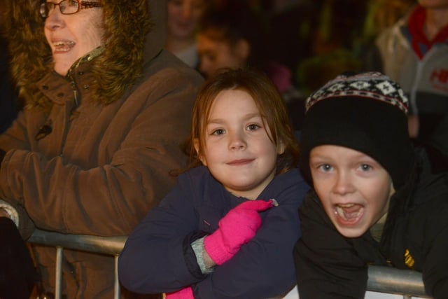 Do you recognise these youngsters at the lights switch-on?