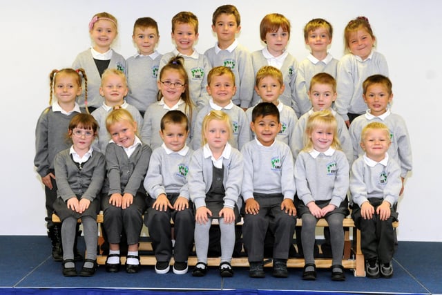 Forest View Primary School in the picture and it's Miss Waugh reception class from 2013.
