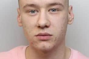 Pictured is Brad Mileham, aged 21, of Rose Avenue, Blackpool, who pleaded guilty to possessing MDMA, ketamine, Xanax, cannabis and crack cocaine all with intent to supply, and to supplying MDMA and to possessing criminal property in the form of ill-gotten gains. Mileham was sentenced at Sheffield Crown Court to 44 months of custody.
