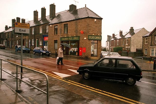 Crookes Post Office pictured in February 1997