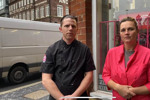 Sheffield businesses react to Tier 3 announcement: Daniel Stevens and Lisa Siddall from Food Fusion.