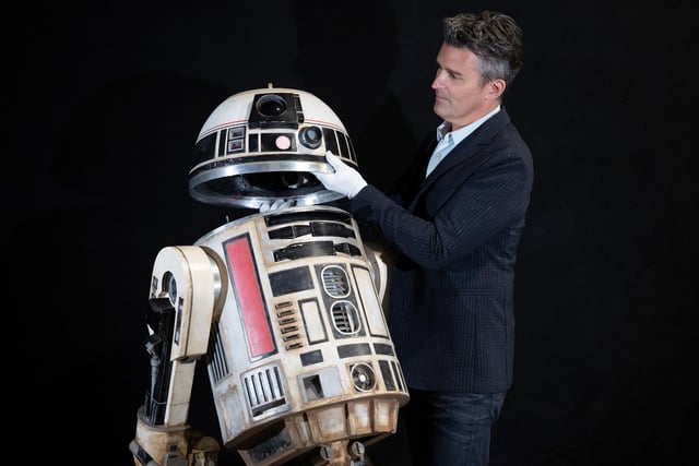 Light-up remote-control R2-S8 droid from the 2018 film 'Star Wars: Solo: A Star Wars Story' (estimate £40,000-£60,000).