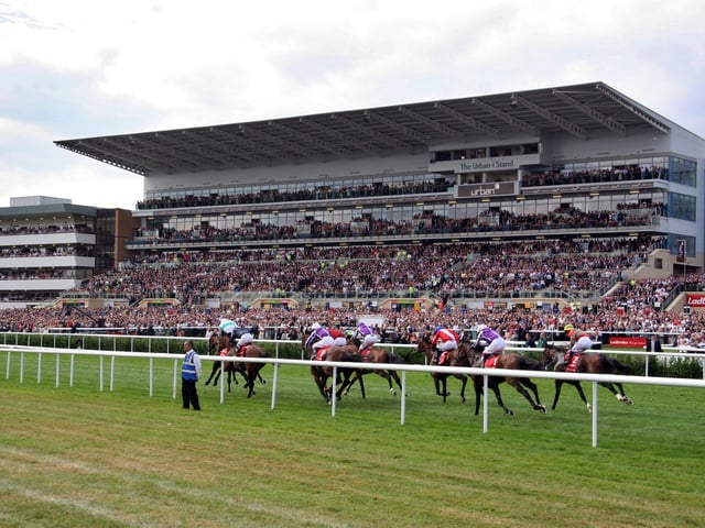 Social distancing might be required - this picture of the packed grandstand at Doncaster Racecourse looks quite remarkable in the current circumstances - but a trip to the races will be a welcome change of scenery for many.